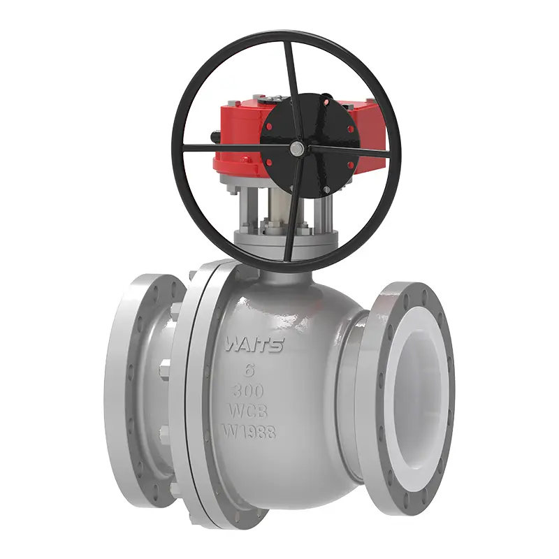Gear PTFE obložen kuglični ventil